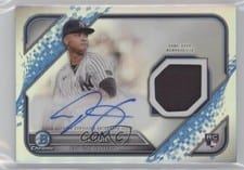 2022 Bowman Chrome Autograph Relics Luis Gil #BCAR-LG card