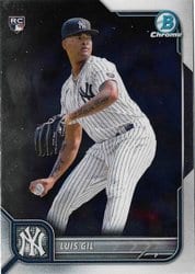 2022 Bowman Chrome Base Set Luis Gil #78 card
