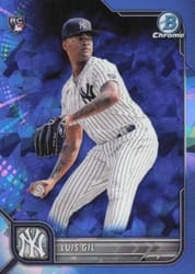 2022 Bowman Chrome Sapphire Edition Base Set Luis Gil #78 card