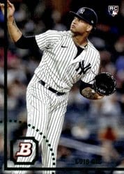2022 Bowman Heritage Base Set Luis Gil #69 card