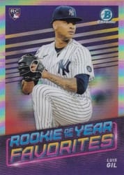 2022 Bowman ROY Favorites Luis Gil #ROYF-15 card