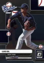 2022 Donruss Optic The Rookies Luis Gil #TR-5 card