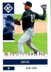 2022 Panini Chronicles Base Set Luis Gil #13 card