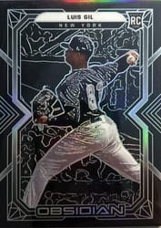 2022 Panini Chronicles Obsidian Luis Gil #13 card