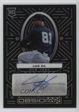 2022 Panini Chronicles Obsidian Autographs Luis Gil #OA-LG card