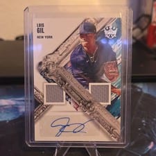 2022 Panini Diamond Kings DK Material Signatures Luis Gil #DMS-LG card