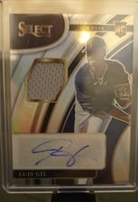 2022 Panini Select Rookie Jersey Autographs Luis Gil #RJA-LG card