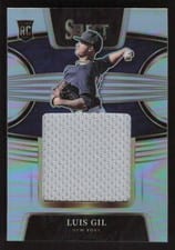 2022 Panini Select Rookie Jumbo Swatch Luis Gil #RJS-LG card