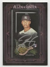 2022 Topps Allen & Ginter X Mini Black Frame Autographs Luis Gil #MA-LG card