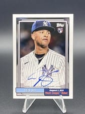 2022 Topps Archives 1992 Topps Debut Autographs Luis Gil #72DB-LG card