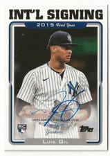 2022 Topps Archives 2005 Topps Draft Picks Autographs Luis Gil #05DP-LG card