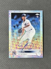 2022 Topps Chrome Logofractor Edition Autographs Luis Gil #CA-LG card