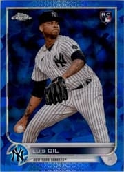 2022 Topps Chrome Sapphire Edition Base Set Luis Gil #131 card