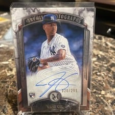 2022 Topps Museum Collection Archival Autographs Luis Gil #AA-LGI card