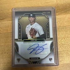 2022 Topps Triple Threads Rookie Autographs Luis Gil #RA-RD card