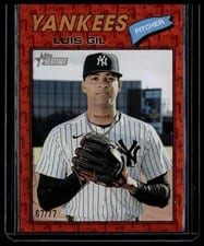 2026 Topps Heritage Luis Gil #123 card