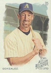 2019 Topps Allen & Ginter Base Set Luis Gonzalez #6 card