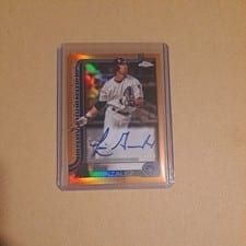 2025 Topps Chrome Update Legends Autographs Luis Gonzalez #CLA-LG card