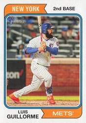 2023 Topps Heritage Base Set Luis Guillorme #16 card
