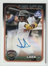2024 Topps Pro Debut Autographs Luis Lara #PD-13 card