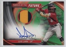 2024 Topps Pro Debut Fabrics of the Future Autograph Relics Luis Lara #FOTF-LL card