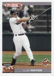 2004 Topps Total Base Set Luis Matos #85 card