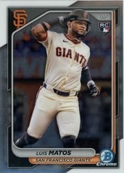 2024 Bowman Chrome Base Set Luis Matos #83 card