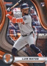 2024 Bowman's Best Base Set Luis Matos #58 card