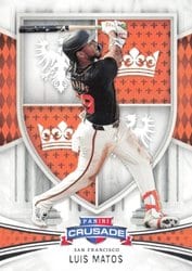 2024 Panini Crusade Base Set Luis Matos #12 card