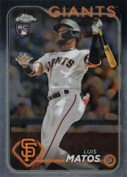 2024 Topps Chrome Base Set Luis Matos #270 card