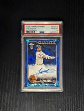 2024 Topps Chrome Sapphire Edition Chrome Sapphire Autographs Luis Matos #CSA-LM card