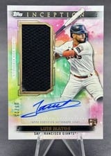 2024 Topps Inception Autographed Game Socks Relic Luis Matos #AGSR-LM card