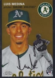 2023 Topps Chrome Platinum Anniversary Base Set Luis Medina #134 card