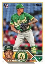 2023 Topps Update Base Set Luis Medina #US311 card