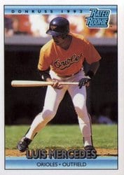 1992 Donruss Base Set Luis Mercedes #6 card