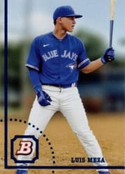 2022 Bowman Heritage Prospects Luis Meza #BHP-36 card