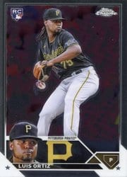 2023 Topps Chrome Base Set Luis Ortiz #64 card