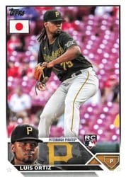 2023 Topps Japan Edition Base Set Luis Ortiz #77 card