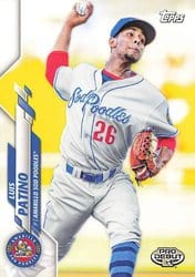 2020 Topps Pro Debut Base Set Luis Patino #PD-57 card