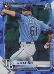 2021 Bowman Chrome Sapphire Edition Base Set Luis Patiño #62 card