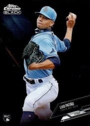 2021 Topps Chrome Black Base Set Luis Patiño #22 card
