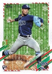 2021 Topps Holiday Base Set Luis Patino #HW163 card