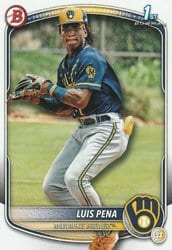 2025 Bowman Prospects Luis Pena #BP-38 card