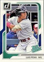 2026 Donruss Base Set Luis Pena #125 card