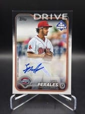 2024 Topps Pro Debut Autographs Luis Perales #PD-43 card