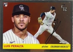 2025 Topps Chrome Platinum Base Set Luis Peralta #237 card