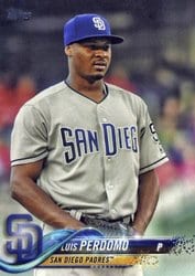 2018 Topps Base Set Luis Perdomo #186 card