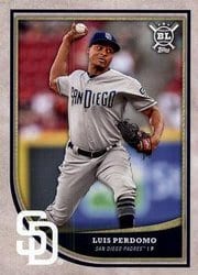 2018 Topps Big League Base Set Luis Perdomo #245 card