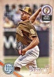 2018 Topps Gypsy Queen Base Set Luis Perdomo #90 card