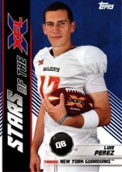 2020 Topps XFL Stars of the XFL Luis Perez #7 card